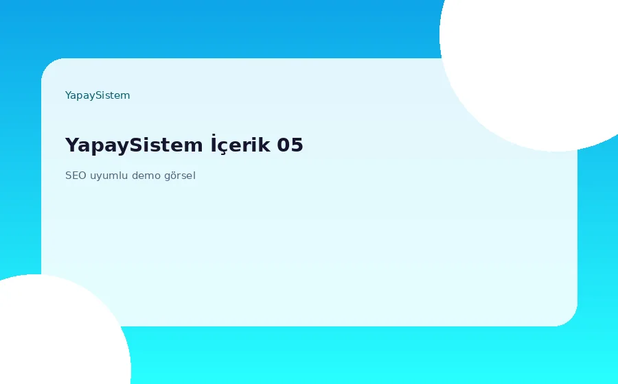 AutoSystem | YapaySistem AutoSystem - YapaySistem