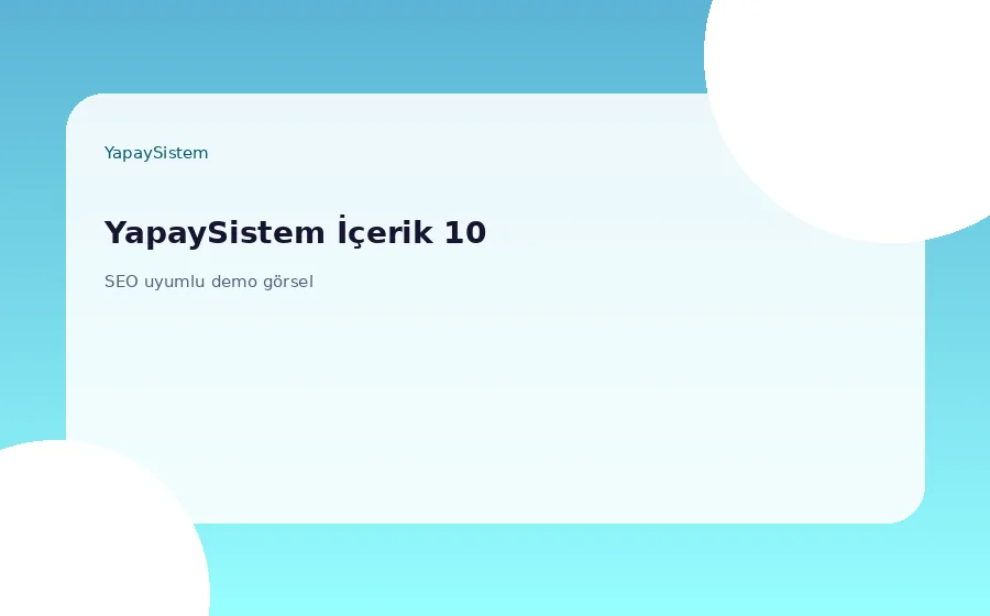 Custom Software Development | YapaySistem Custom Software Development - YapaySistem