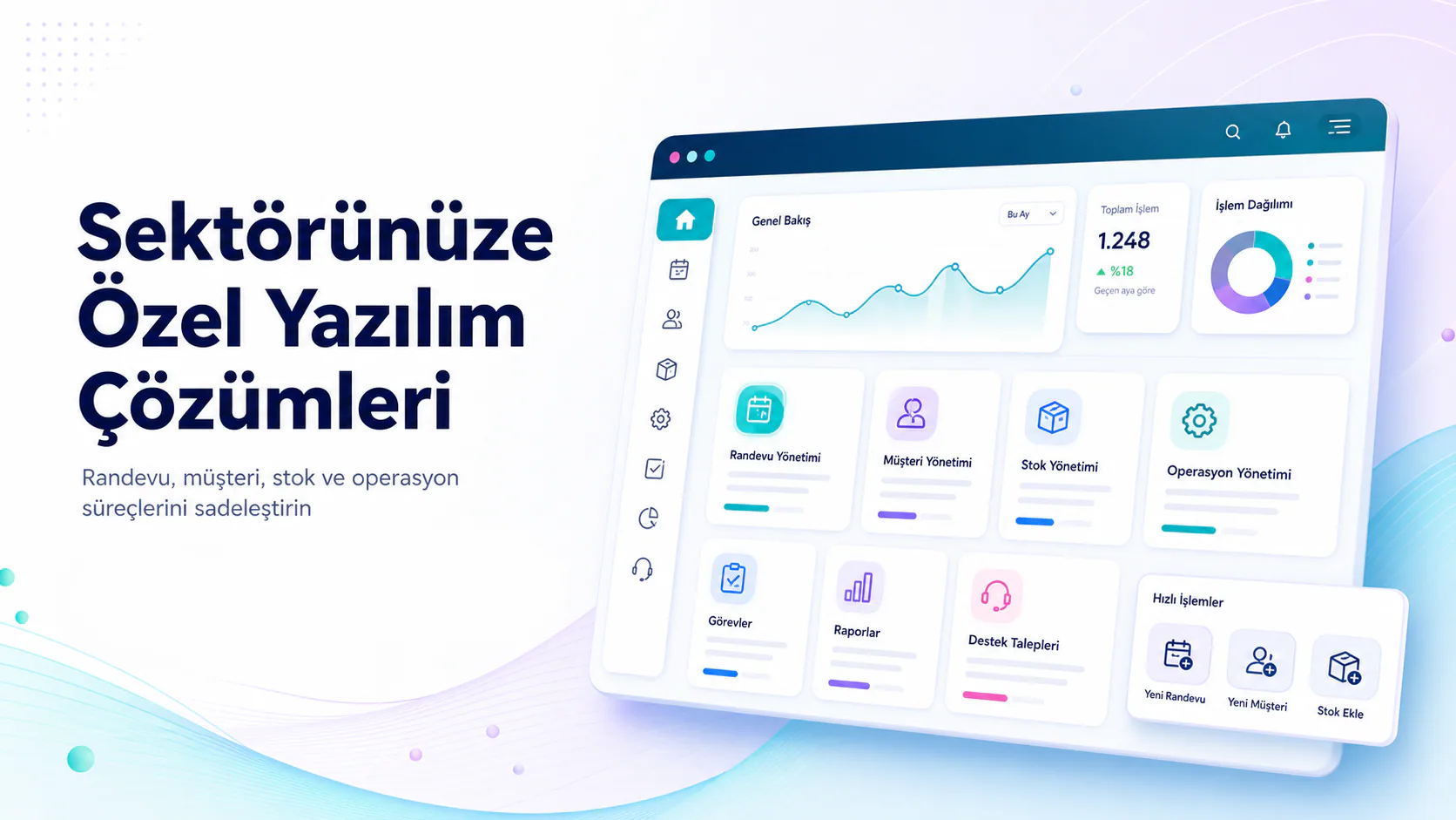 Sektörünüze Özel Yazılım Çözümleri - YapaySistem